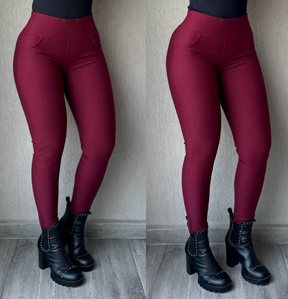 Leggings Pantalón con Fajón Moldeador + Bota Tubo + Envío Gratis