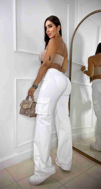 Jogger Cargo Bota Recta + Envío Gratis